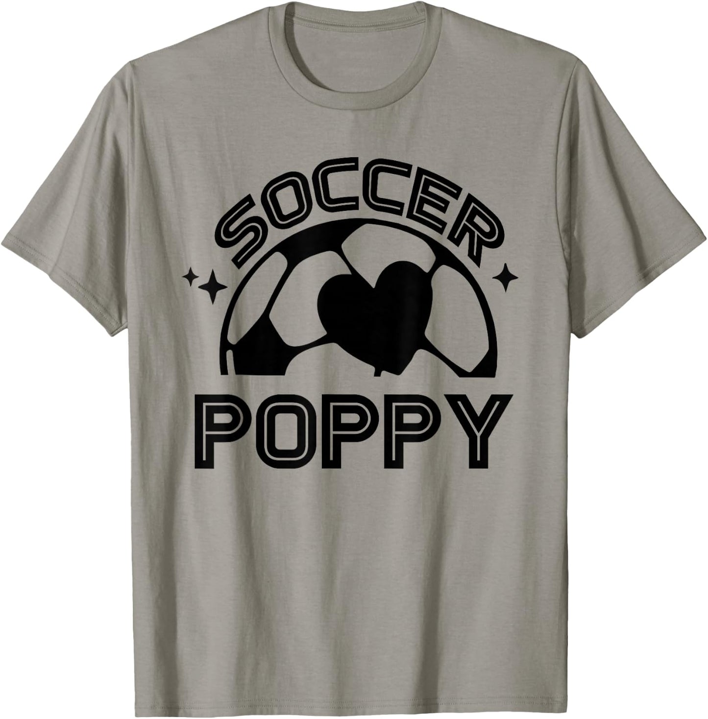 Soccer Poppy Funny Ball Poppy T-Shirt - T-Shirt | Sand