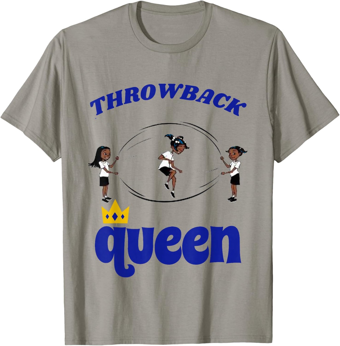 Throwback Queen Double Dutch T-Shirt - T-Shirt | Sand