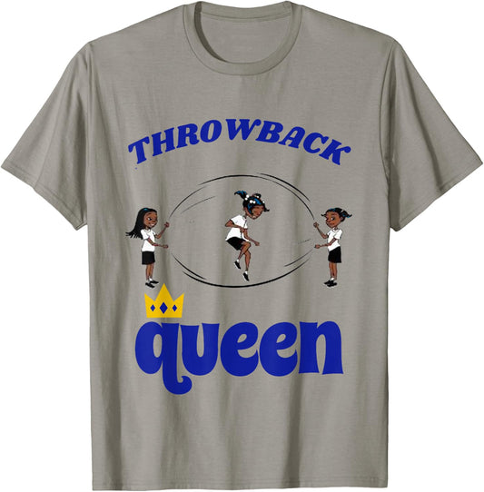 Throwback Queen Double Dutch T-Shirt - T-Shirt | Sand