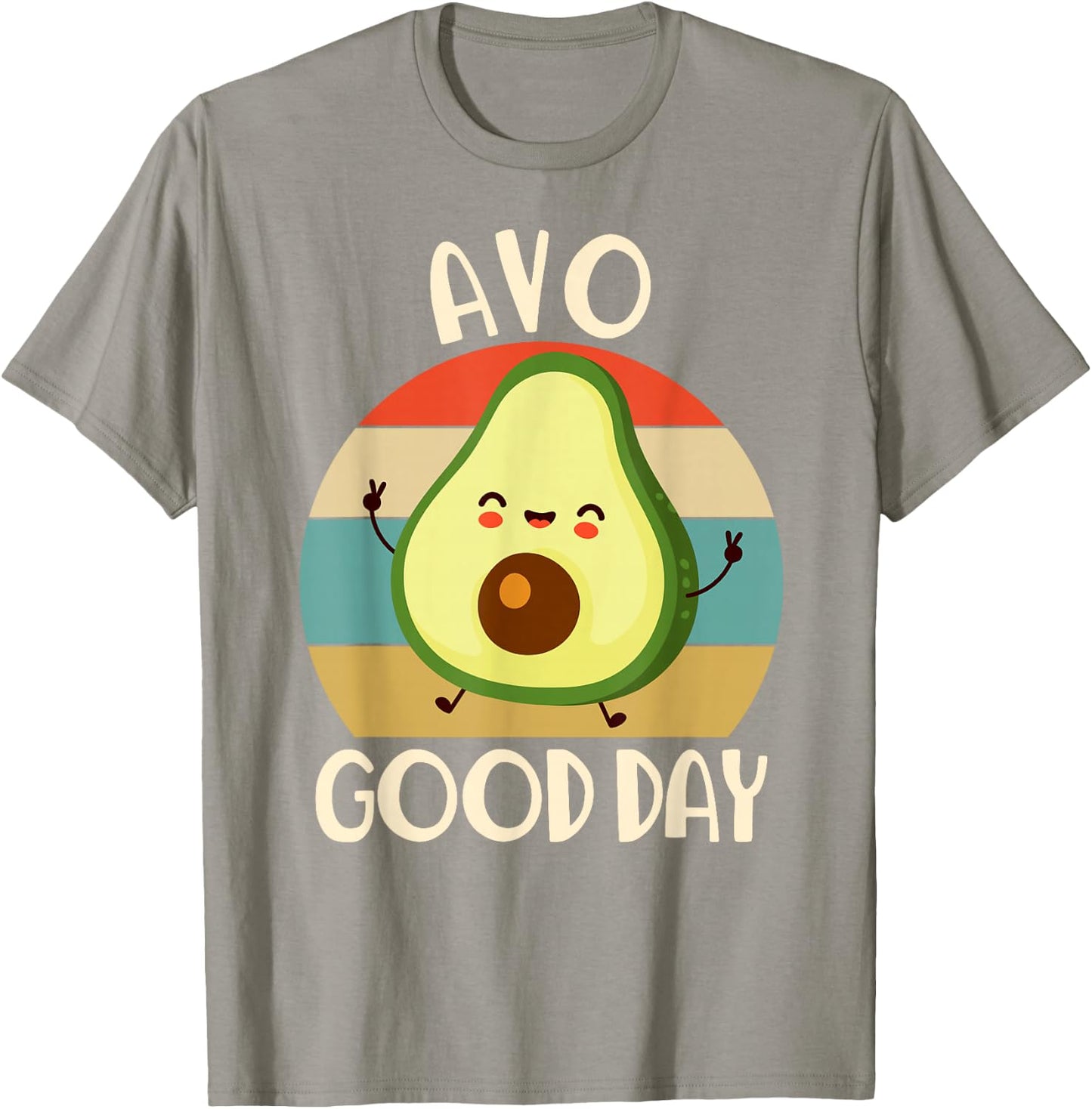 Avocado Shirt Kids Toddler Boys Cute Avo Good Day Funny T-Shirt - T-Shirt | Sand