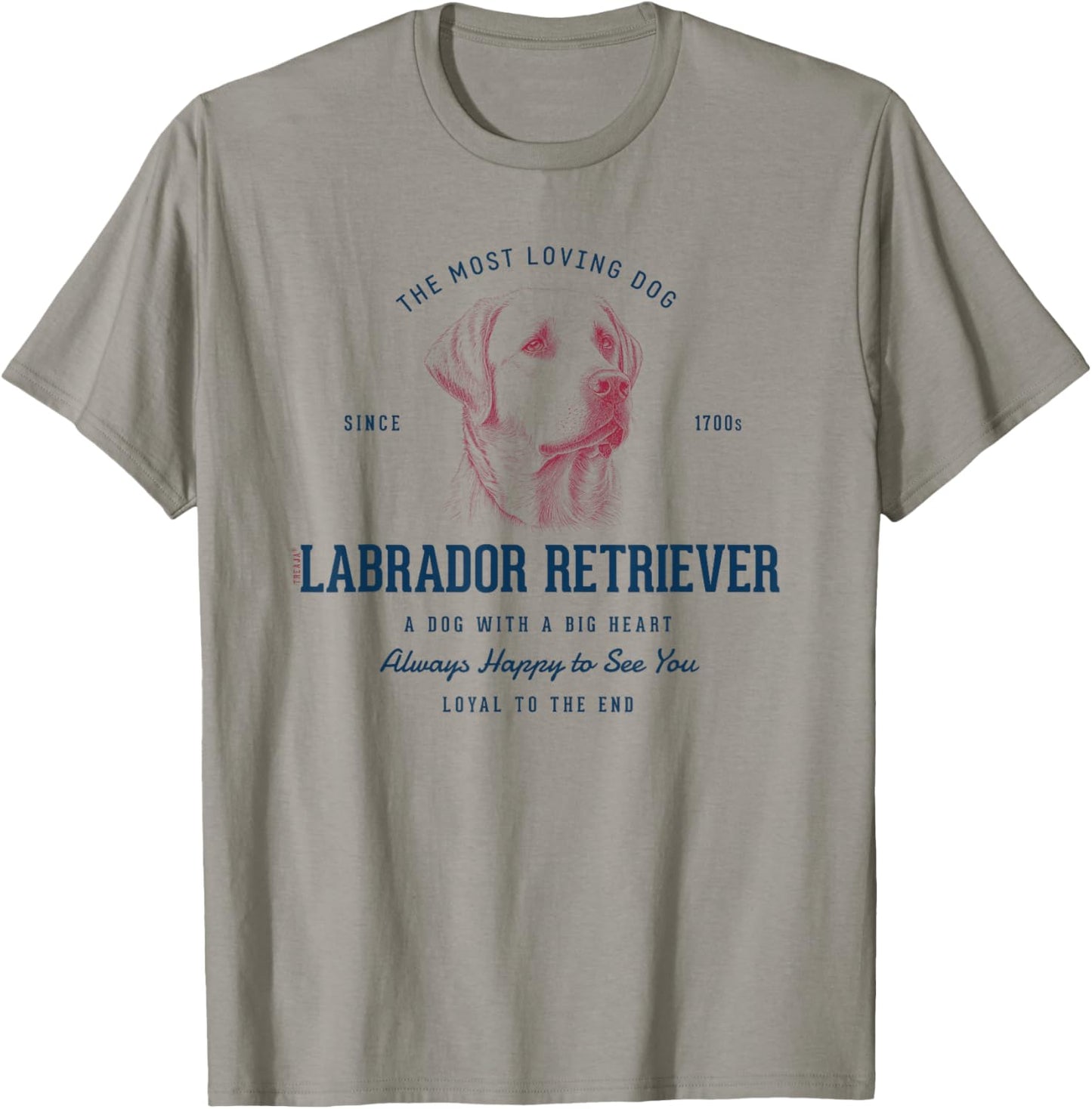 Retro Styled Vintage Labrador Retriever T-Shirt - T-Shirt | Sand