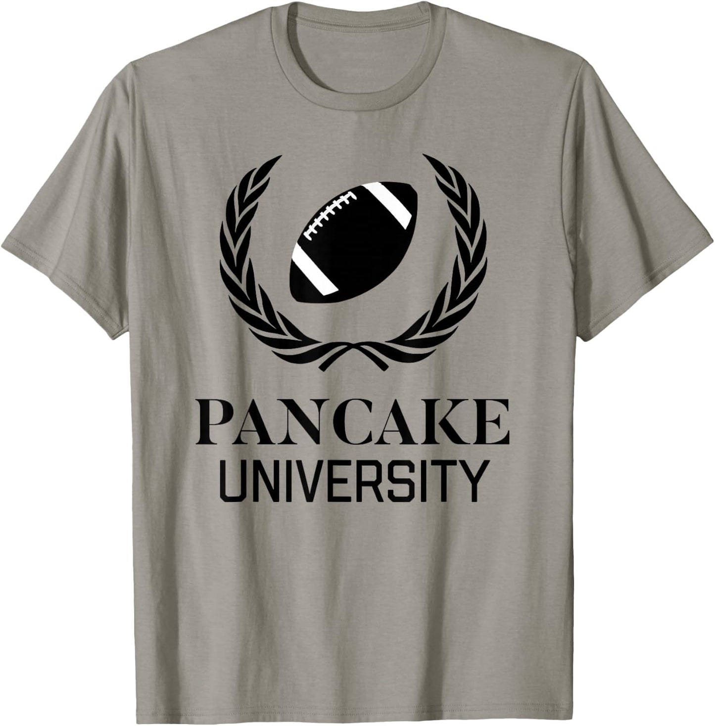 Pancake University American Football Offensive Lineman T-Shirt - T-Shirt | Sand