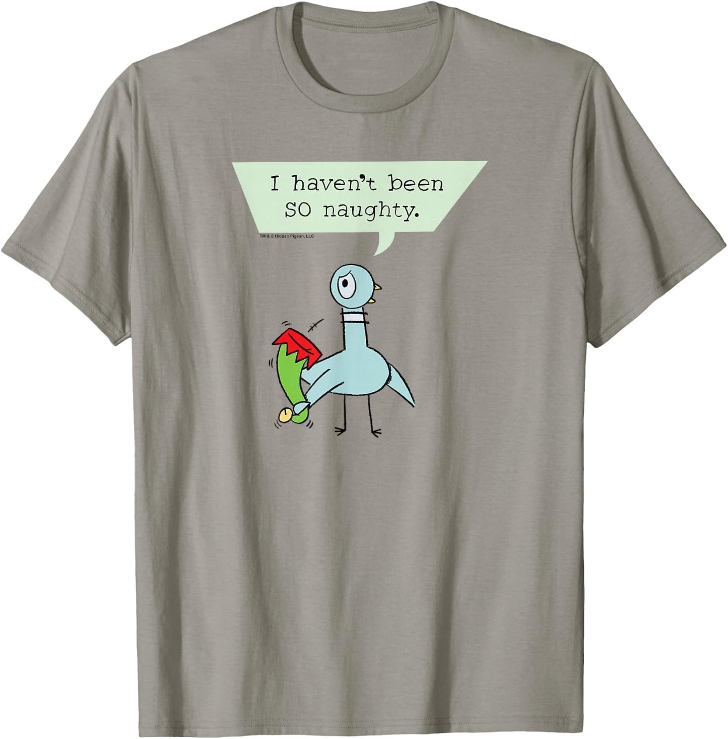 The Pigeon Naughty Christmas Pigeon T-Shirt - T-Shirt | Sand