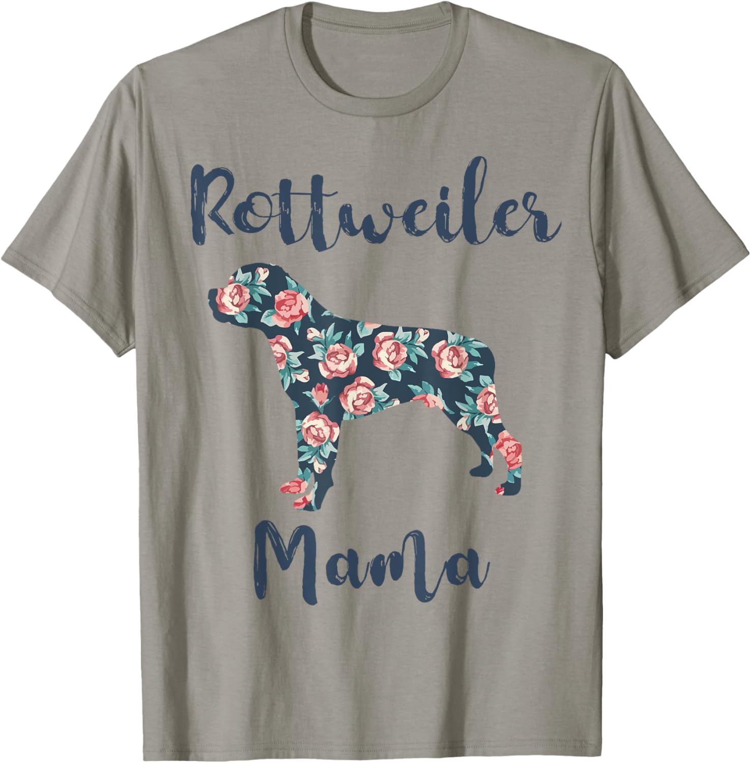 Rottweiler Gift Women Rottie Mom Rottweiler Mama Mothers Day T-Shirt - T-Shirt | Sand