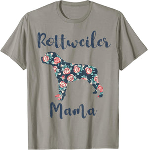 Rottweiler Gift Women Rottie Mom Rottweiler Mama Mothers Day T-Shirt - T-Shirt | Sand