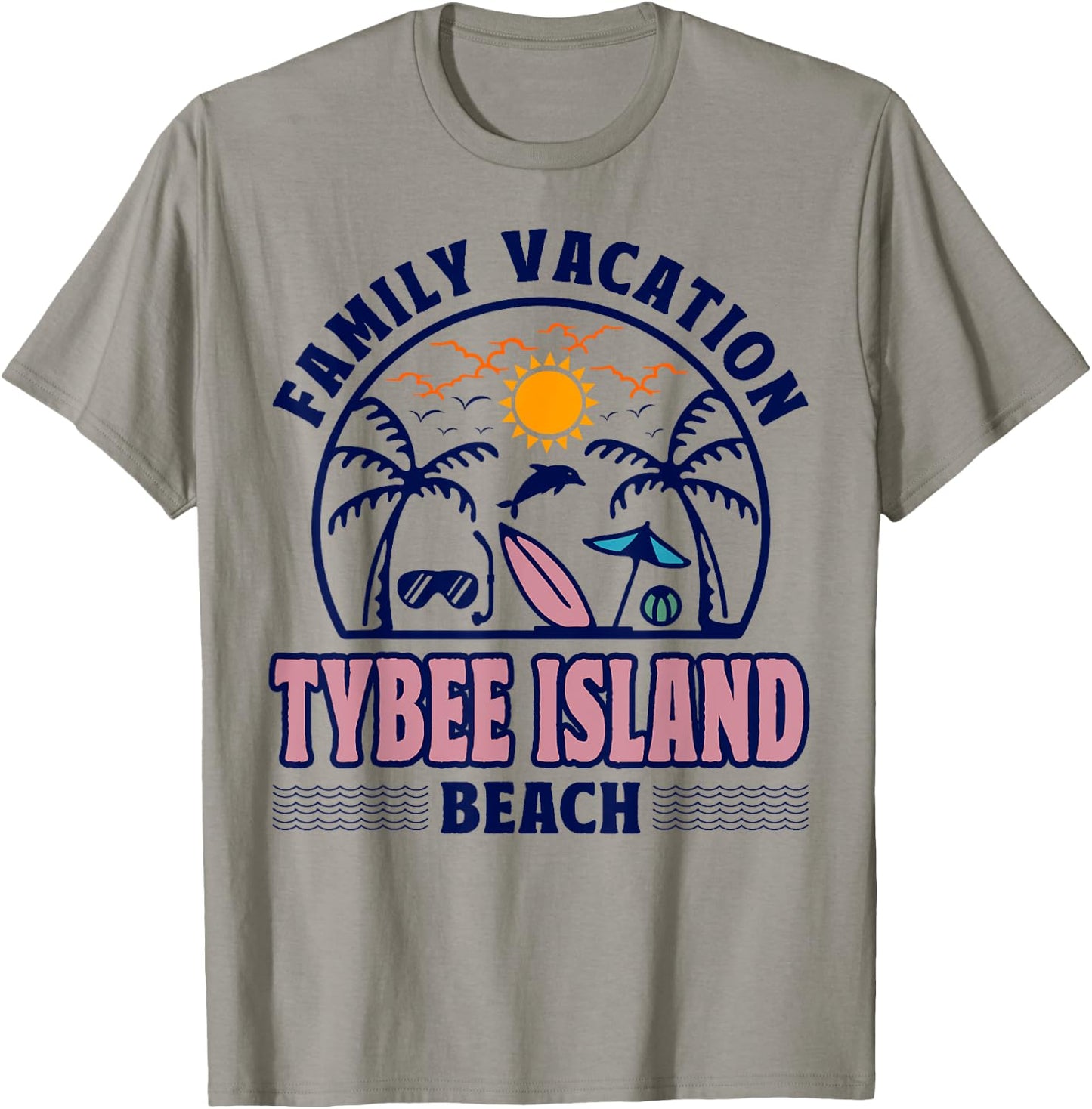 Georgia Family Vacation Tybee Island Beach Women Kids T-Shirt - T-Shirt | Sand