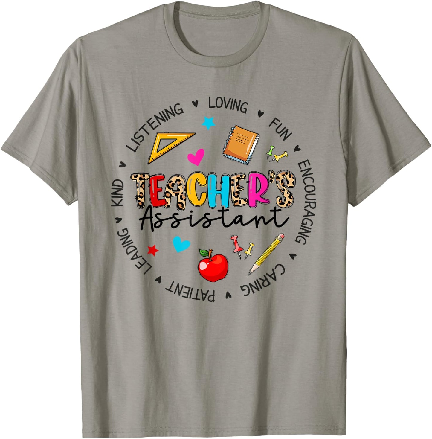 Teacher Assistant Appreciation Back To School T-Shirt - T-Shirt | Sand