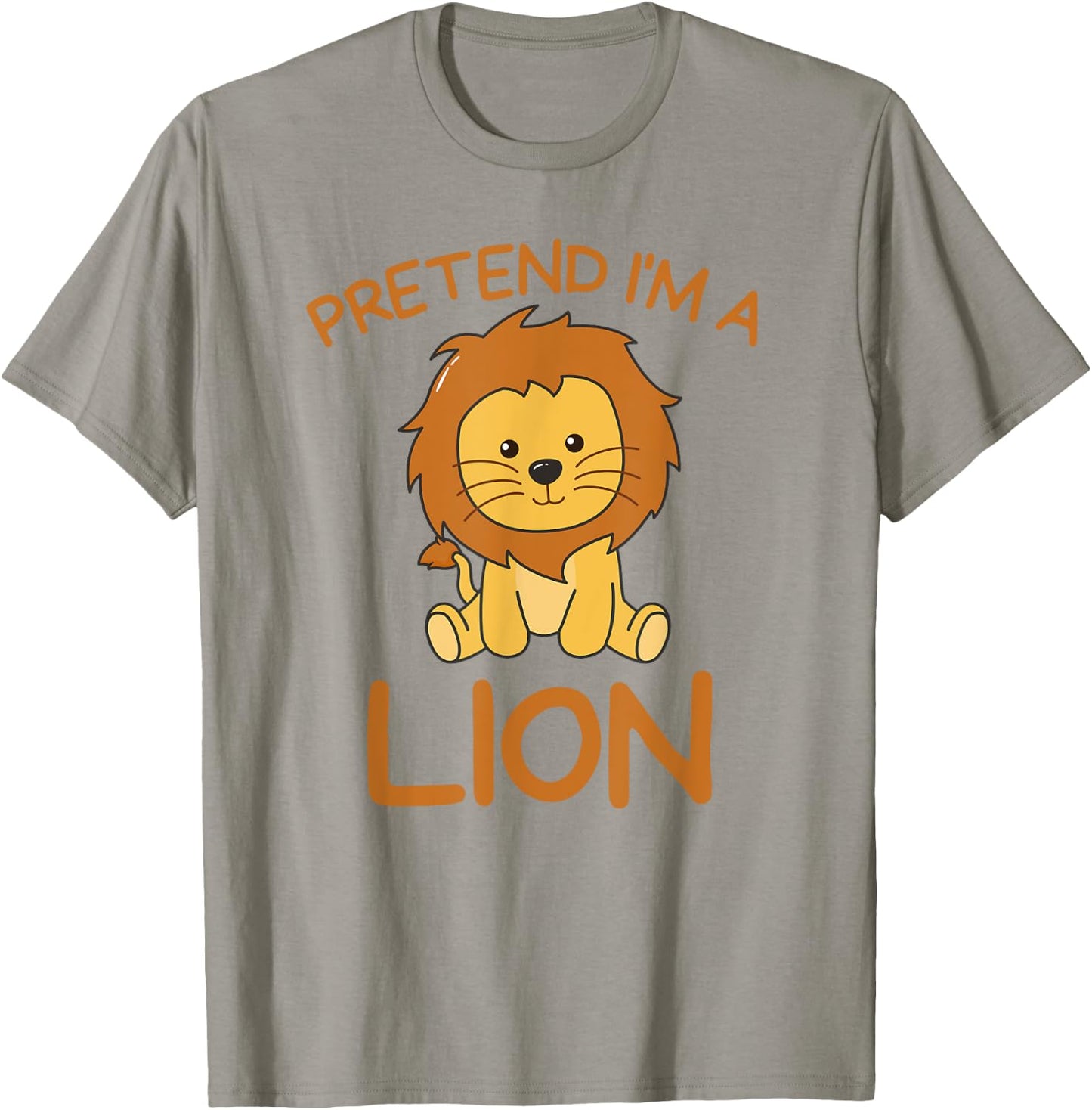 Pretend I'm A Lion Halloween Costume T-Shirt - T-Shirt | Sand