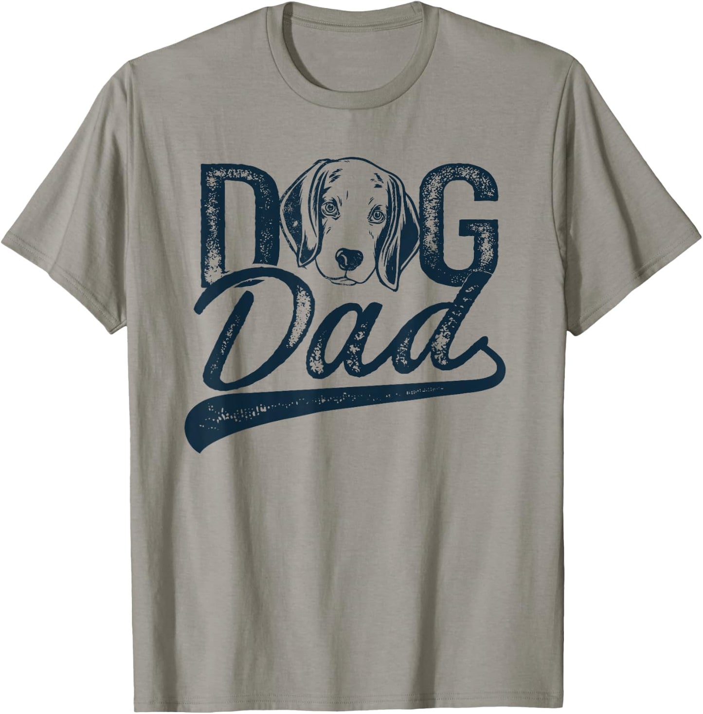 Beagle Dog Dad T-Shirt - T-Shirt | Sand