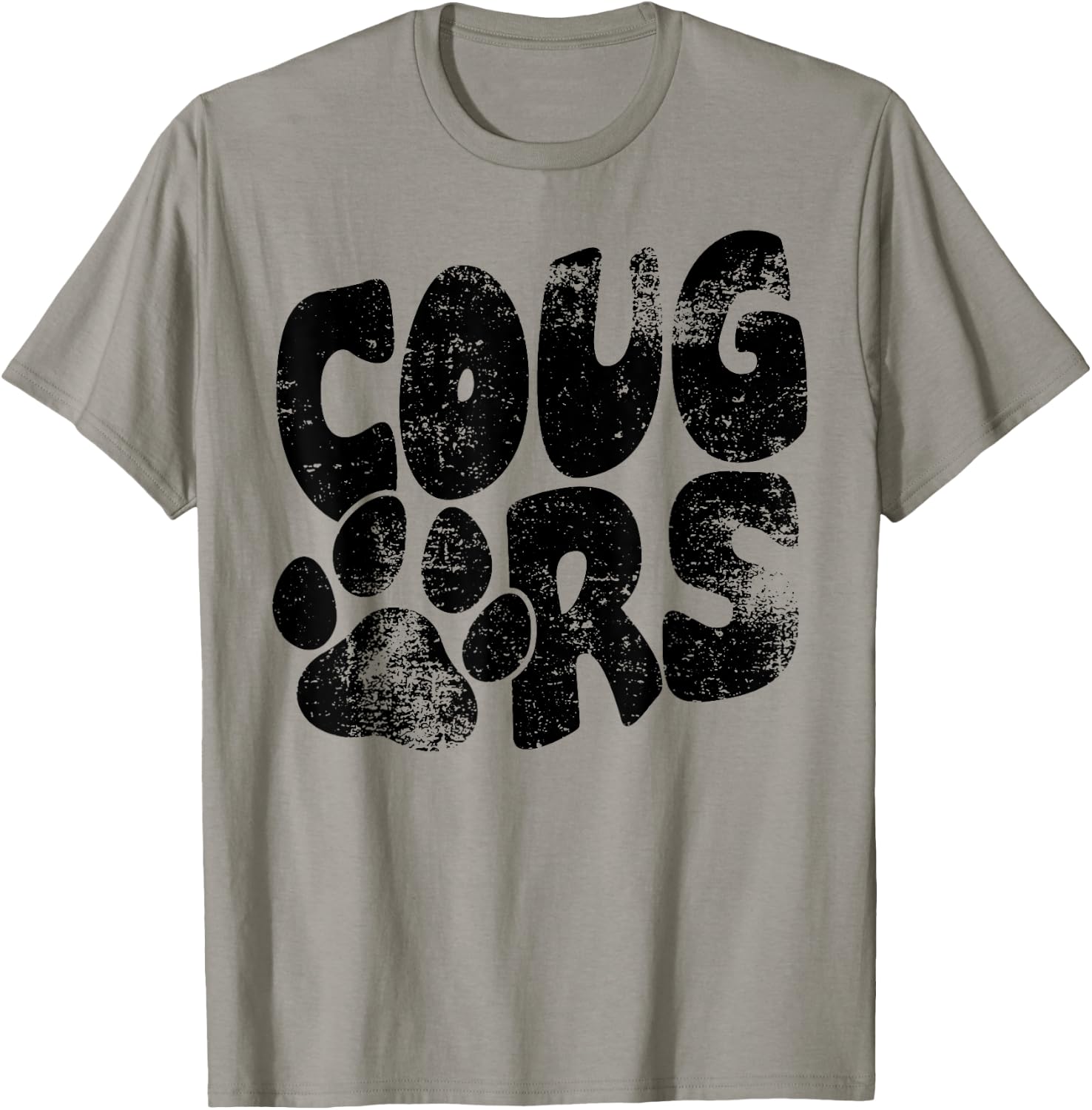 Cougars Football School Sports Fan Team Spirit T-Shirt - T-Shirt | Sand