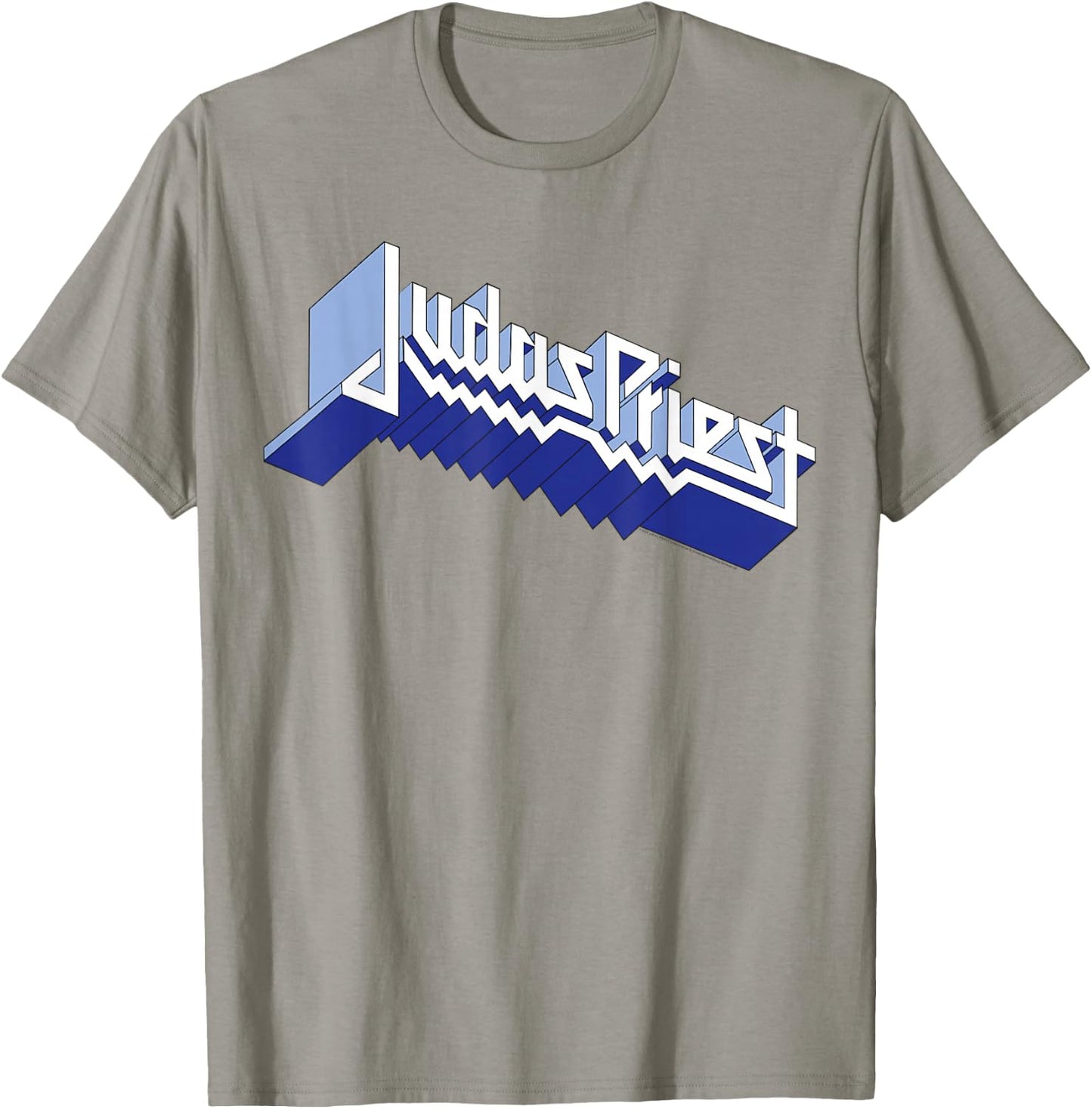 Judas Priest – Defender Logo White T-Shirt - T-Shirt | Sand