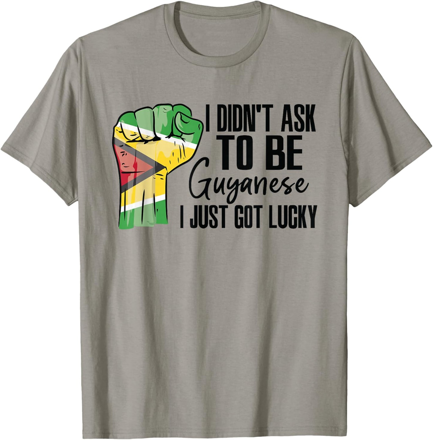 Guyanese Guyana Flag Grown Guyanese Roots Patriot T-Shirt - T-Shirt | Sand