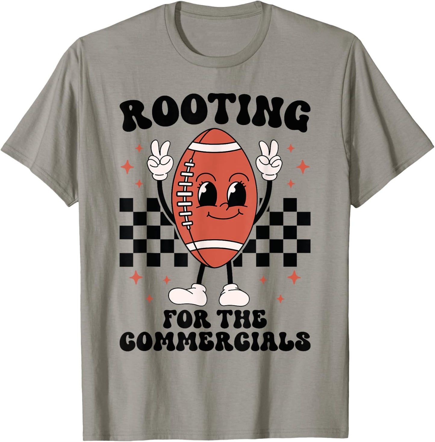 Rooting For The Commercials American Football Players T-Shirt - T-Shirt | Sand