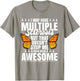 Multiple Sclerosis MS Butterfly T-Shirt - T-Shirt | Sand