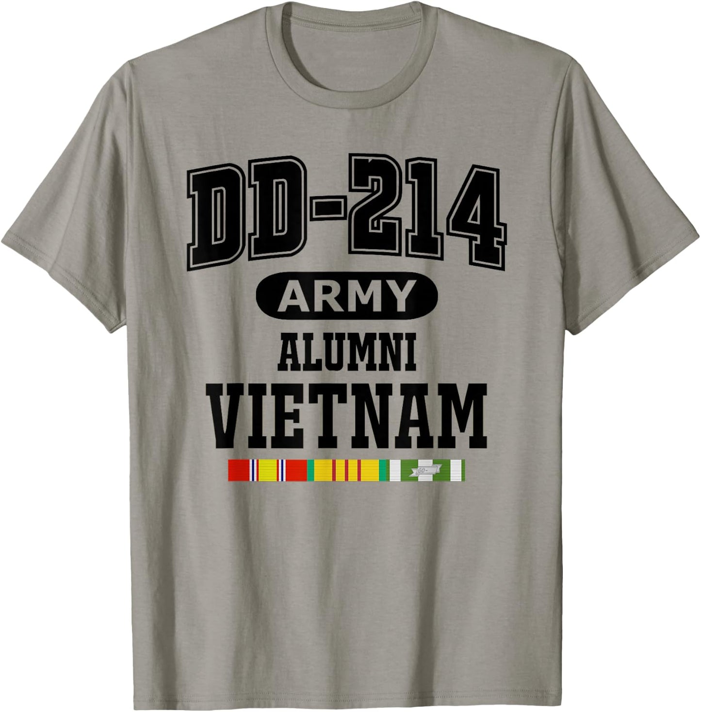 DD-214 Army Vietnam Veteran Black T-Shirt - T-Shirt | Sand