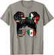 Half American Half Mexican Girl USA Mexico Flag Kids T-Shirt - T-Shirt | Sand