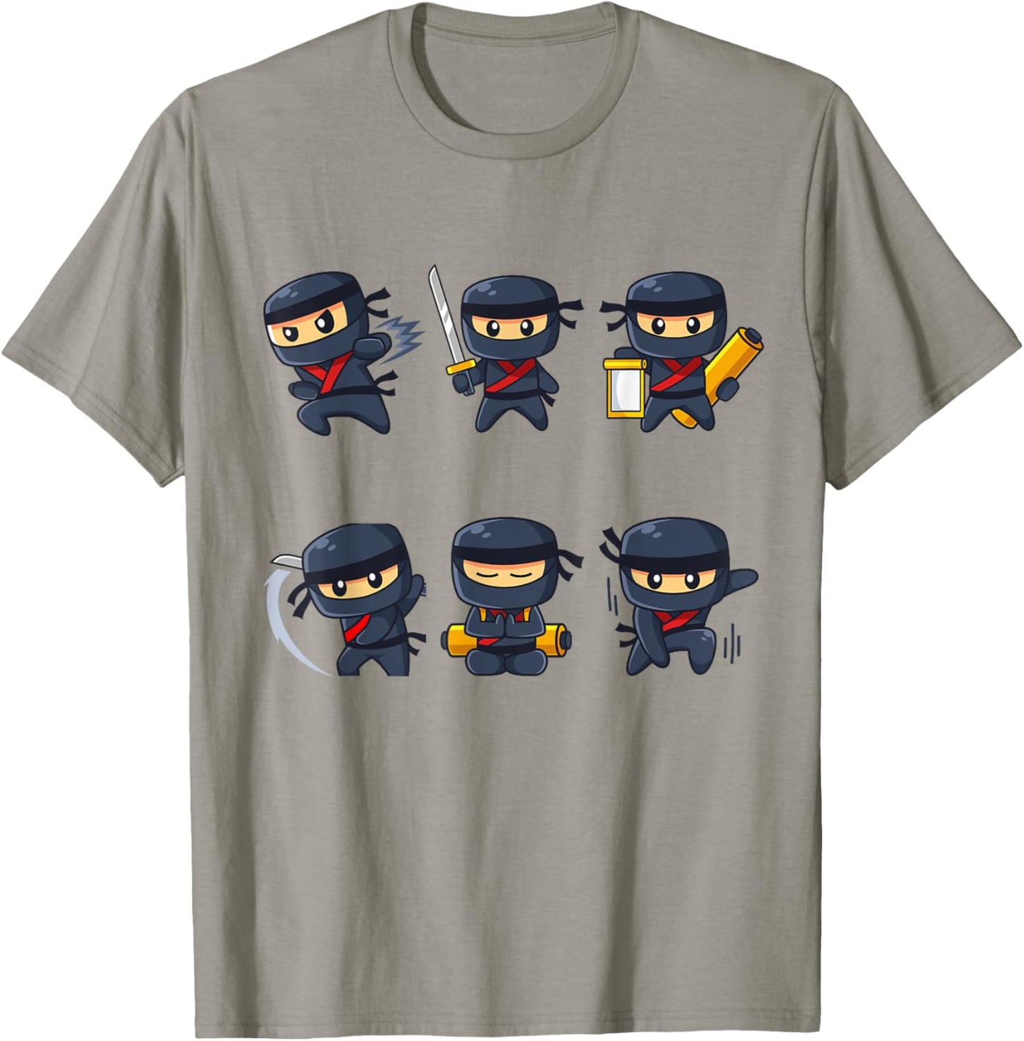 Ninja Disguise Kids Cool Ninjas Boys Girls T-Shirt - T-Shirt | Sand