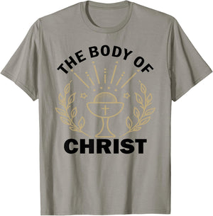 First Communion Eucharist Miracles Catholic T-Shirt - T-Shirt | Sand