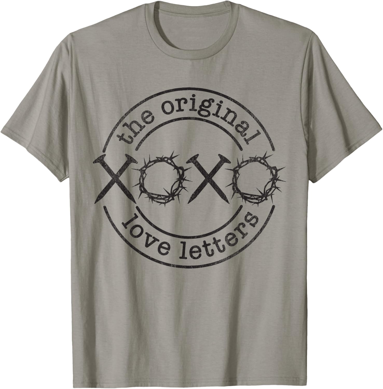 XoXo The Original Love Letters, Christian Easter Holiday T-Shirt - T-Shirt | Sand
