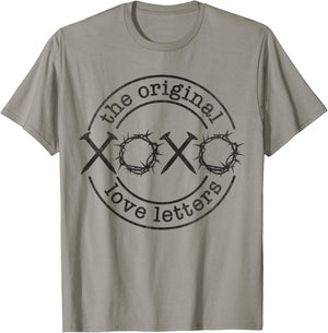XoXo The Original Love Letters, Christian Easter Holiday T-Shirt - T-Shirt | Sand