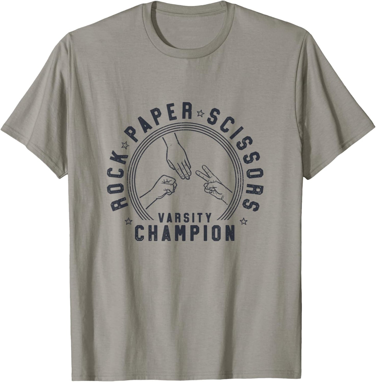 Rock Paper Scissors Champion T-Shirt - T-Shirt | Sand