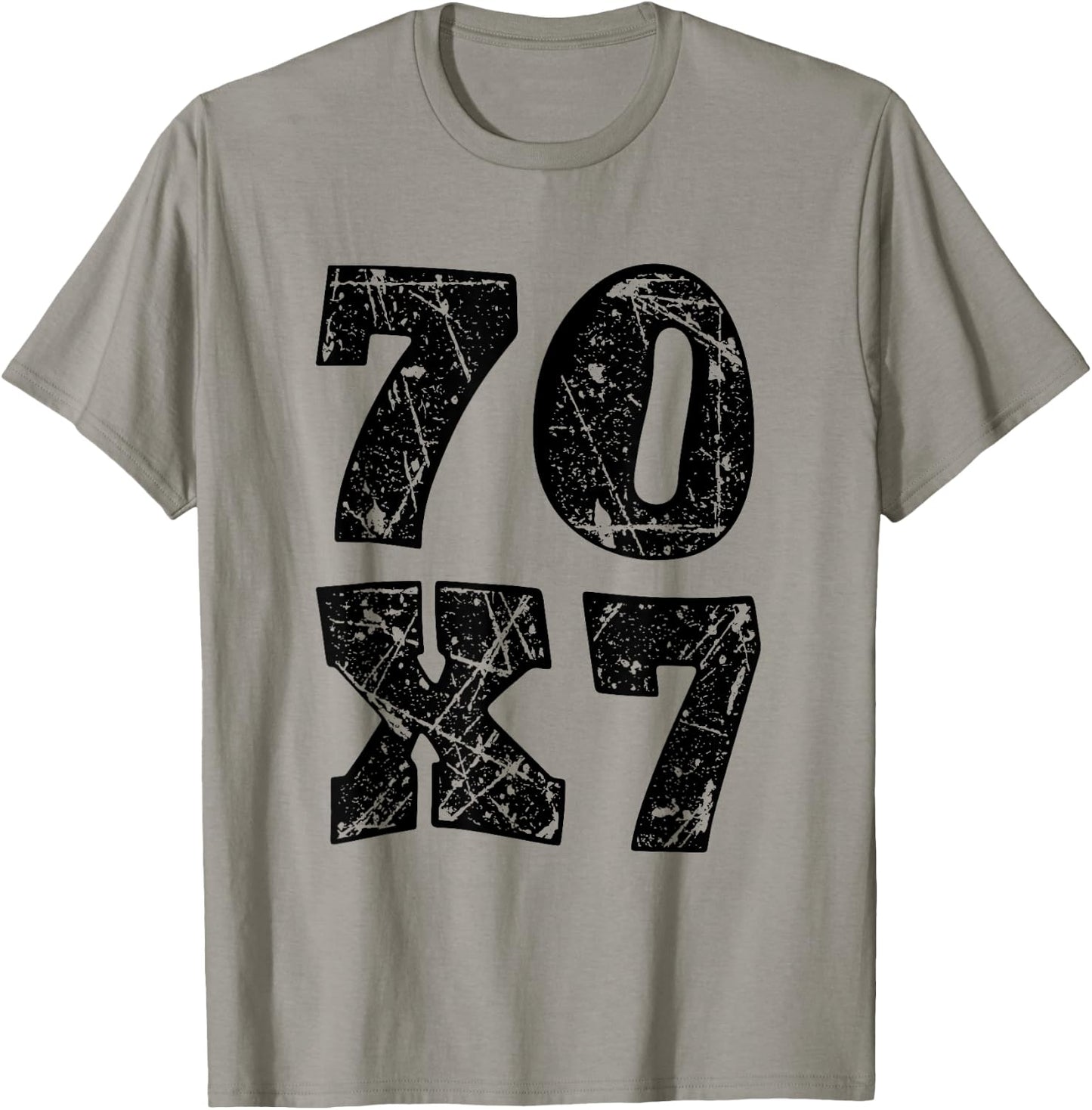 Jesus Christ forgiveness 70 x 7 seventy times seven T-Shirt - T-Shirt | Sand