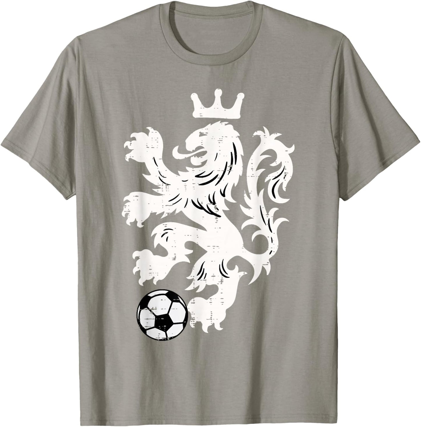 Netherlands Lion Dutch Orange Soccer Fan Men Women Kids T-Shirt - T-Shirt | Sand