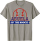 Abuela of Rookie 1st Birthday Baseball Theme Matching Party T-Shirt - T-Shirt | Sand