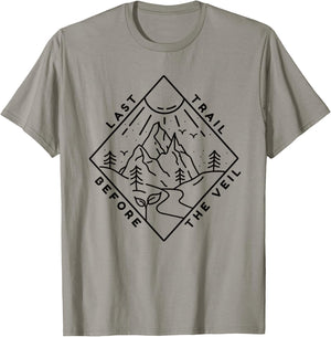 Bachelorette Hiking Mountain Last Trail Before The Veil T-Shirt - T-Shirt | Sand