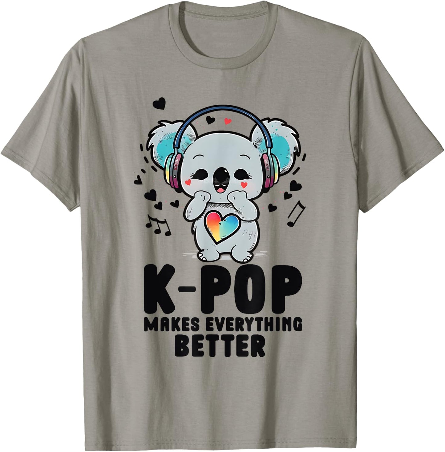 Kpop Bias Koala Pop Items Merch K-pop Merchandise T-Shirt - T-Shirt | Sand