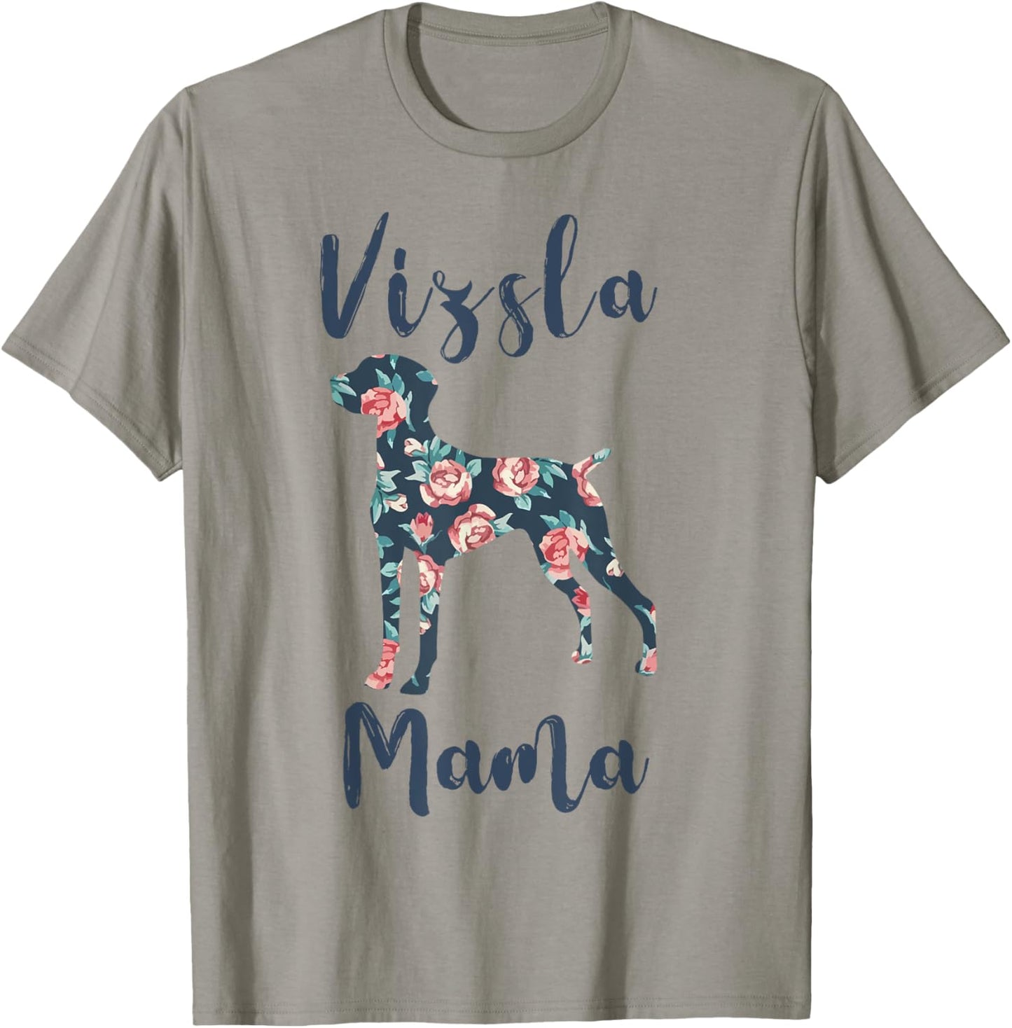 Vizsla Mom Shirt Women Vizsla Mama Mother Day Dog Lover Gift T-Shirt - T-Shirt | Sand