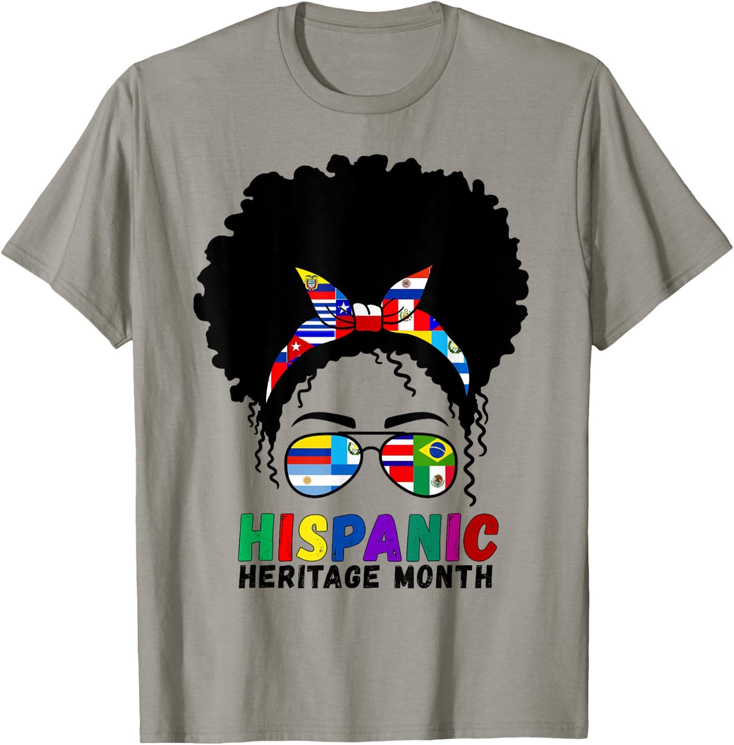 Hispanic Heritage Month Latino Country Flags Women T-Shirt - T-Shirt | Sand