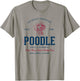 Retro Styled Vintage Miniature Poodle T-Shirt - T-Shirt | Sand