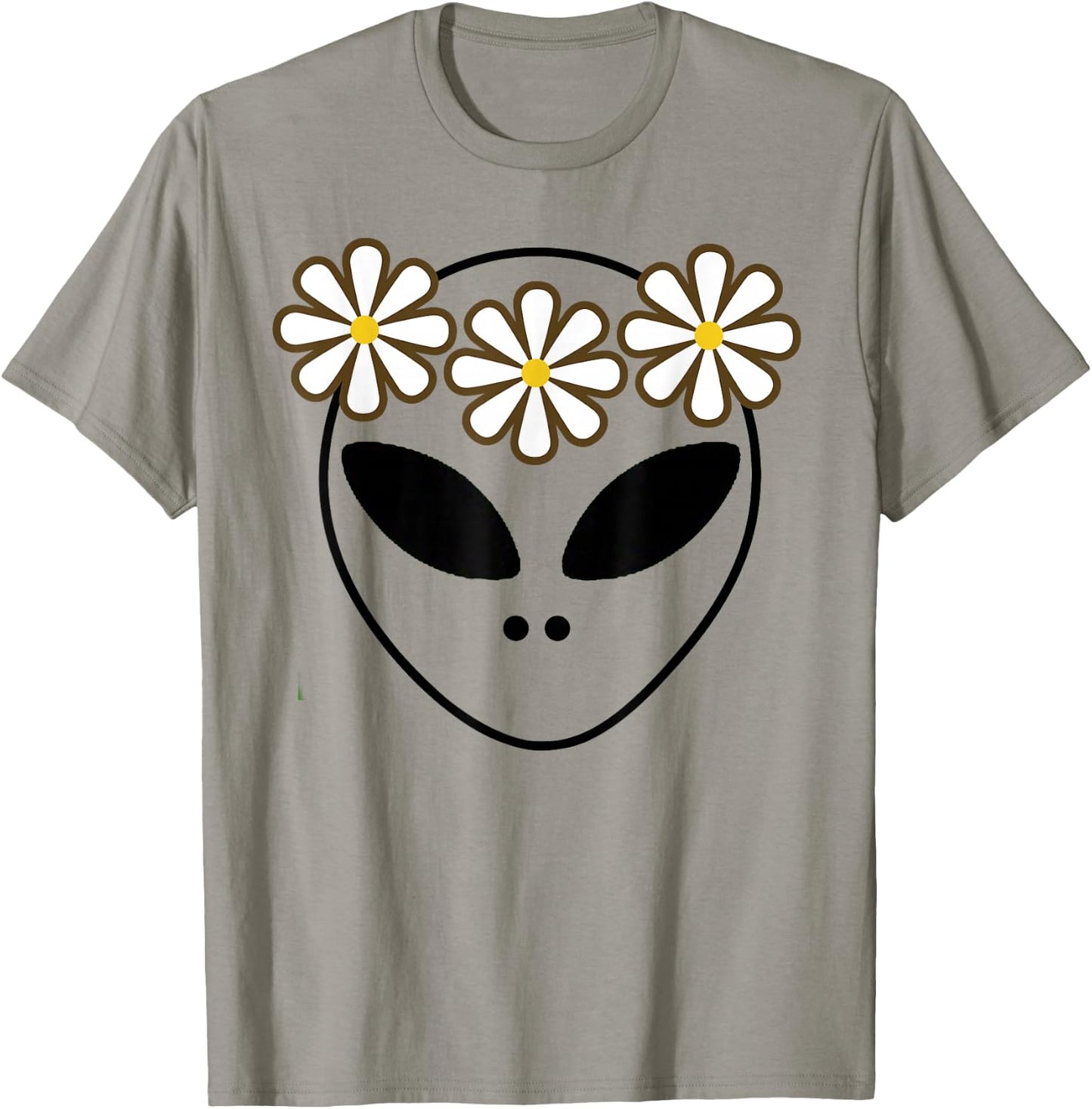 Alien Costume Halloween Cute Green Aliens Face Kawaii T-Shirt - T-Shirt | Sand