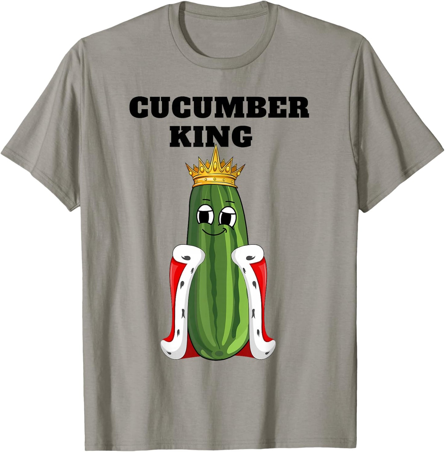 Cucumber King | Boys Cucumber Lover Design | Cucumber T-Shirt - T-Shirt | Sand