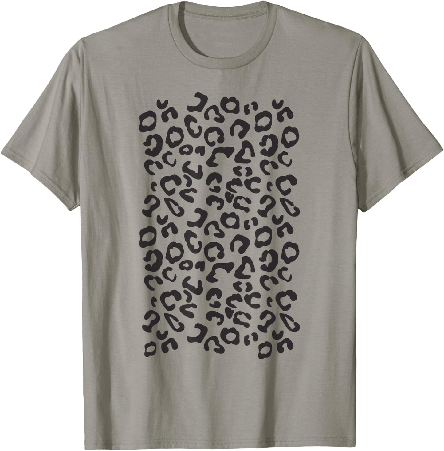 Funny Leopard Animal Print Black And White T-Shirt - T-Shirt | Sand
