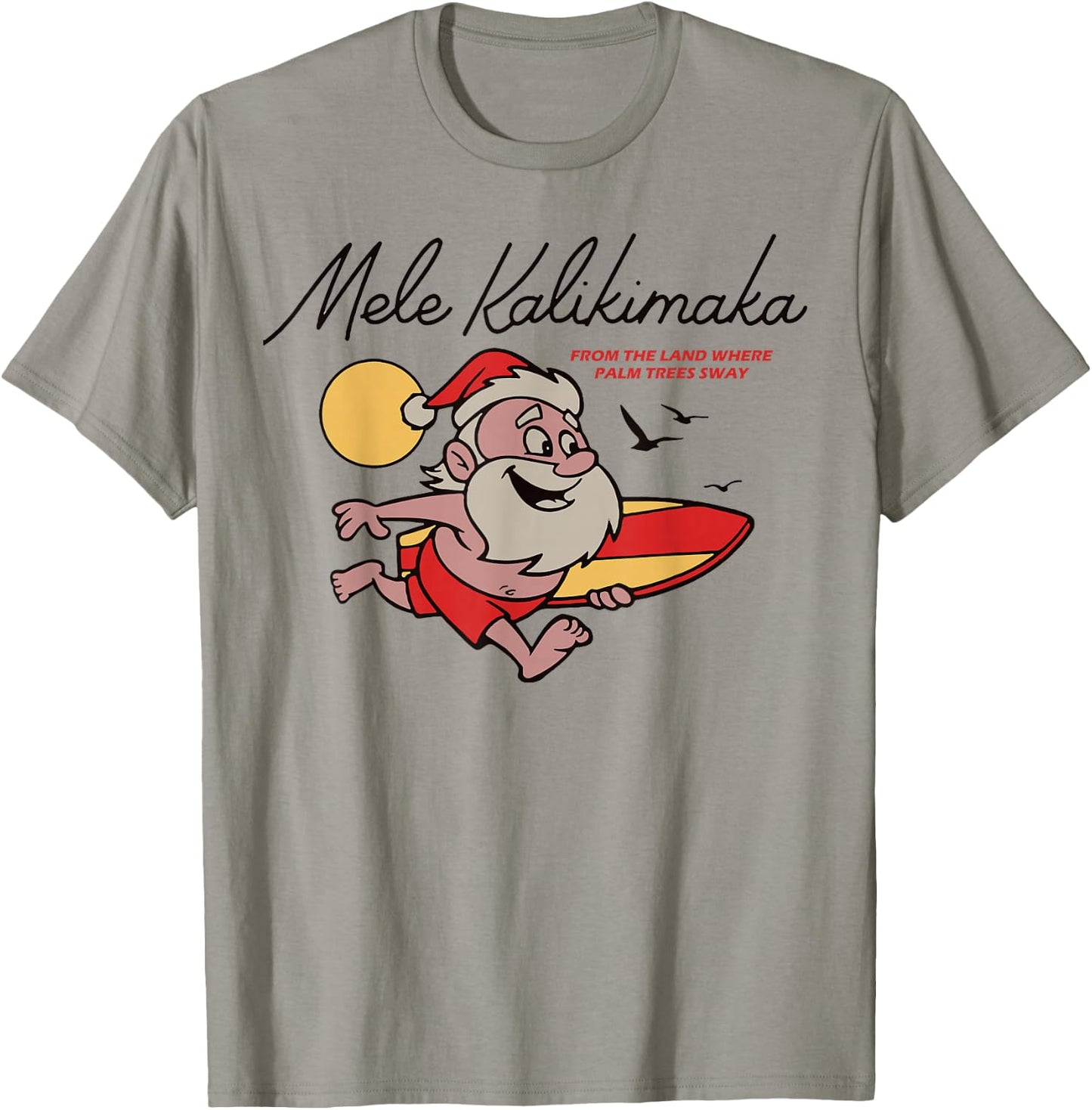 Mele Kalikimaka Hawaii Christmas T-Shirt - T-Shirt | Sand