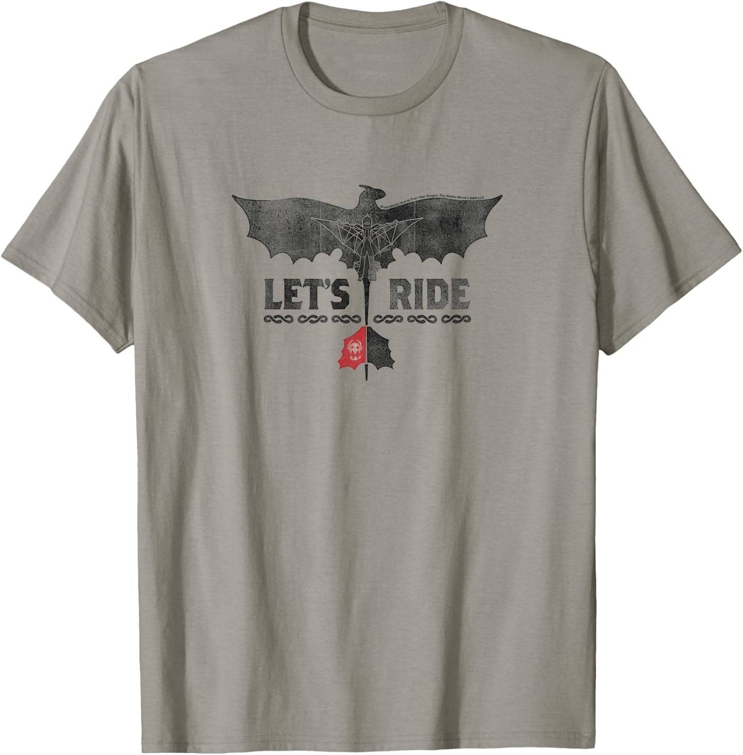 DreamWorks Dragons Let's Ride T-Shirt - T-Shirt | Sand