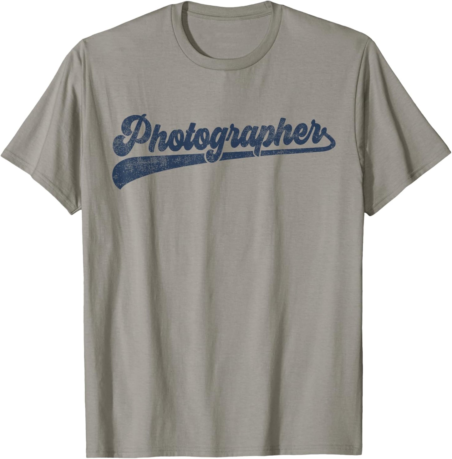 Photographer Cute Vintage Graphic T-Shirt - T-Shirt | Sand