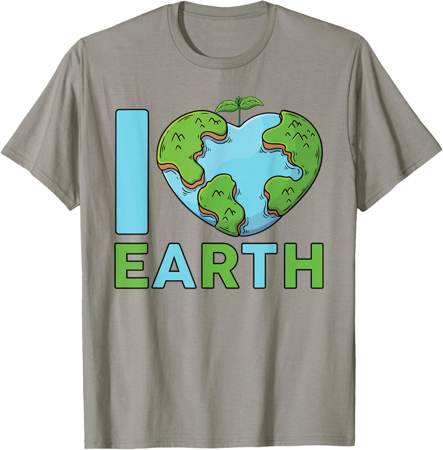 Earth Day 2023 - I'm Love Earth Heart Kids Toddler Boys T-Shirt - T-Shirt | Sand