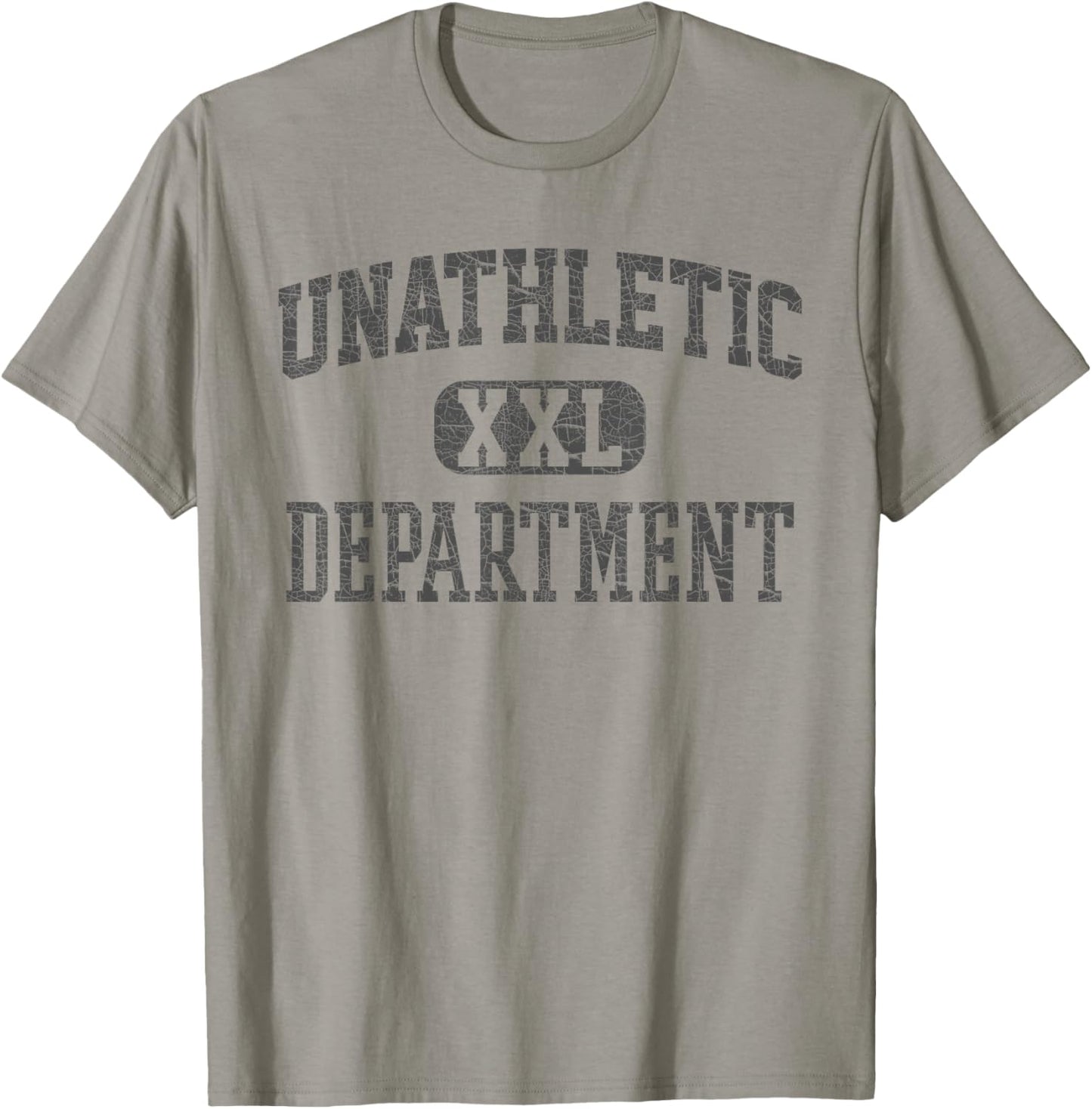 Unathletic Department Funny Gym Humor Sports Wife Girlfriend T-Shirt - T-Shirt | Sand