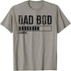 Dad Bod Loading 2024 Funny Dad Fathers Day Baby Announcement T-Shirt - T-Shirt | Sand