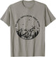 Sky Above Earth Below Peace Within Yoga Meditation T-Shirt - T-Shirt | Sand