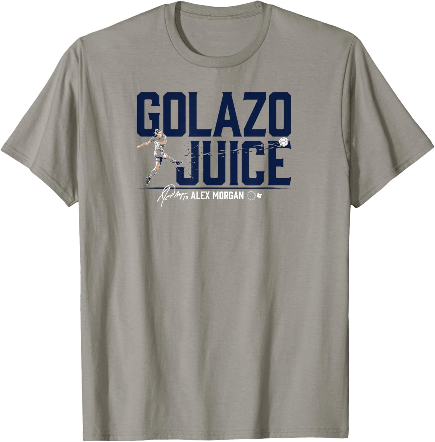 Alex Morgan: Golazo Juice USWNTPA - USA Soccer T-Shirt - T-Shirt | Sand