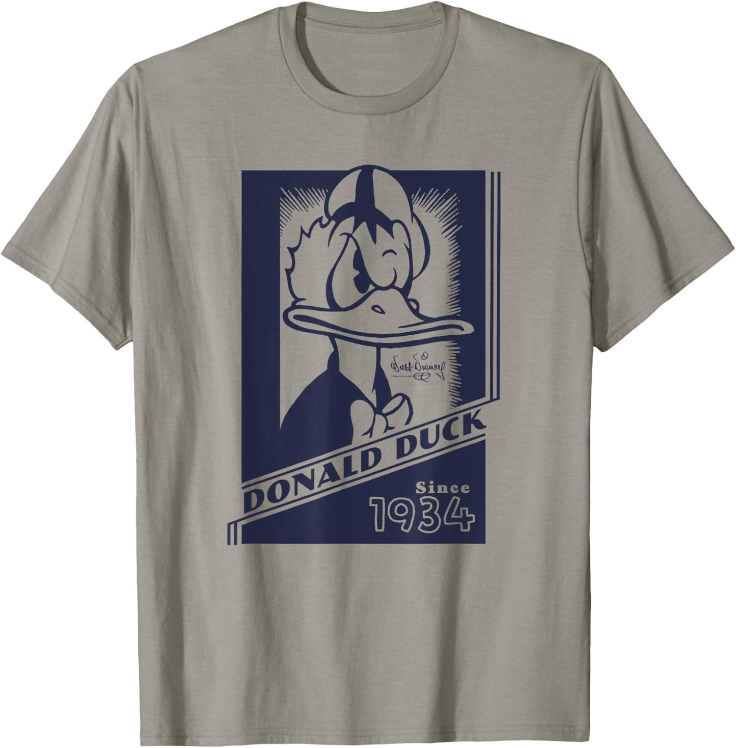 Disney Mickey and Friends Donald Duck 1934 Vintage Poster T-Shirt - T-Shirt | Sand