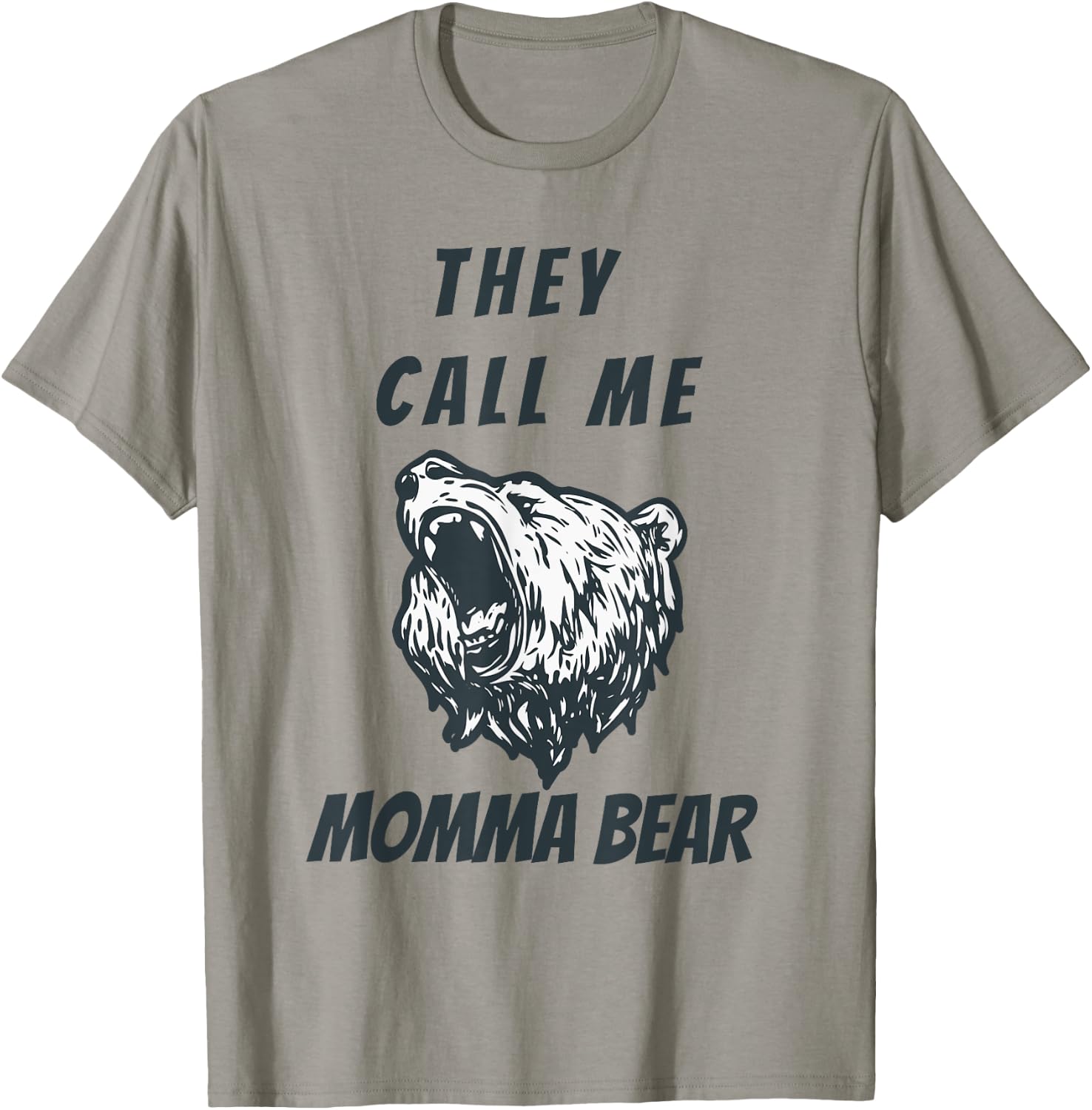 Mother's Day Gift Momma Bear Wife Grandmother Aunt Lady T-Shirt - T-Shirt | Sand