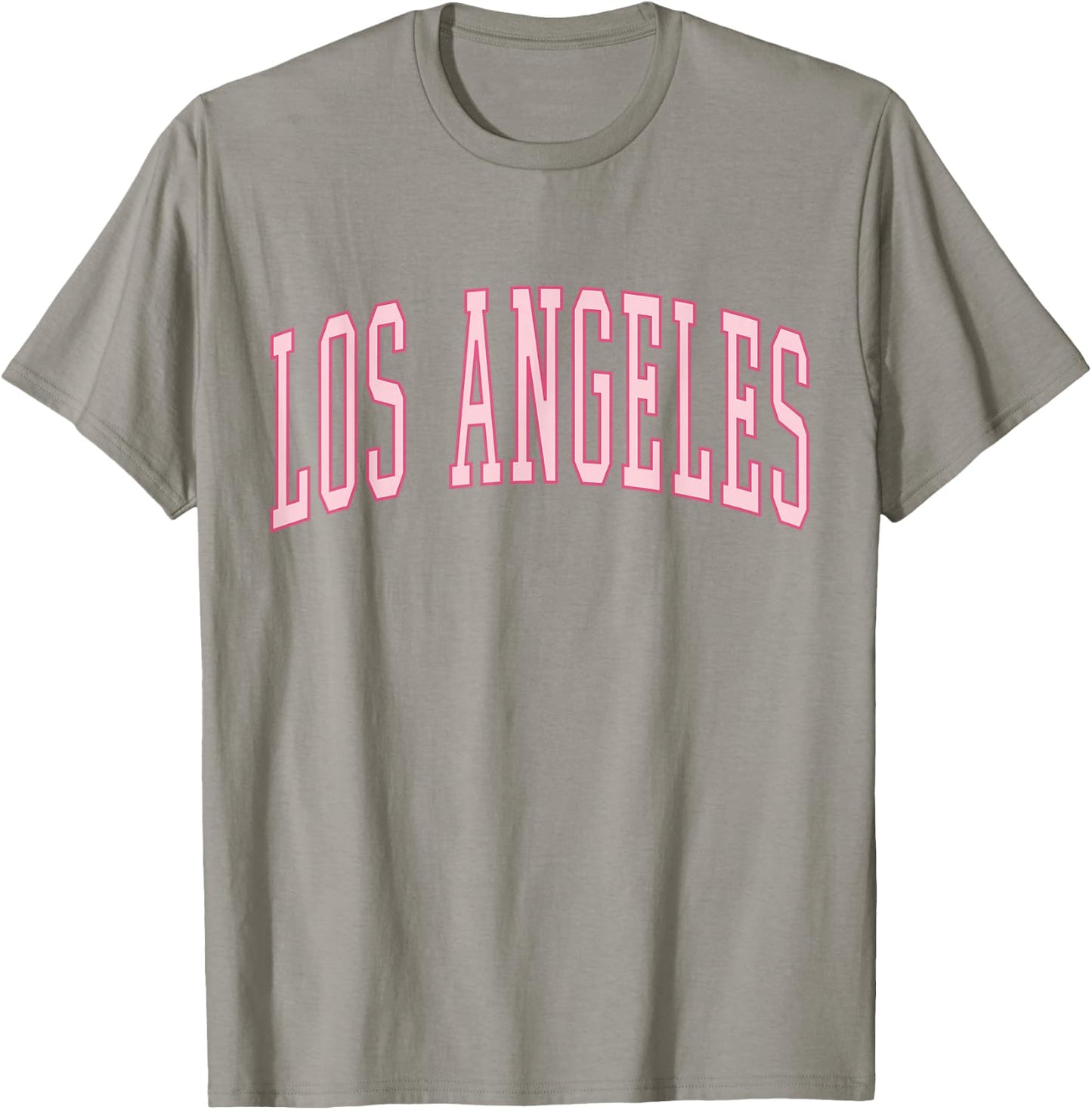 Preppy Varsity Pink Los Angeles T-Shirt - T-Shirt | Sand