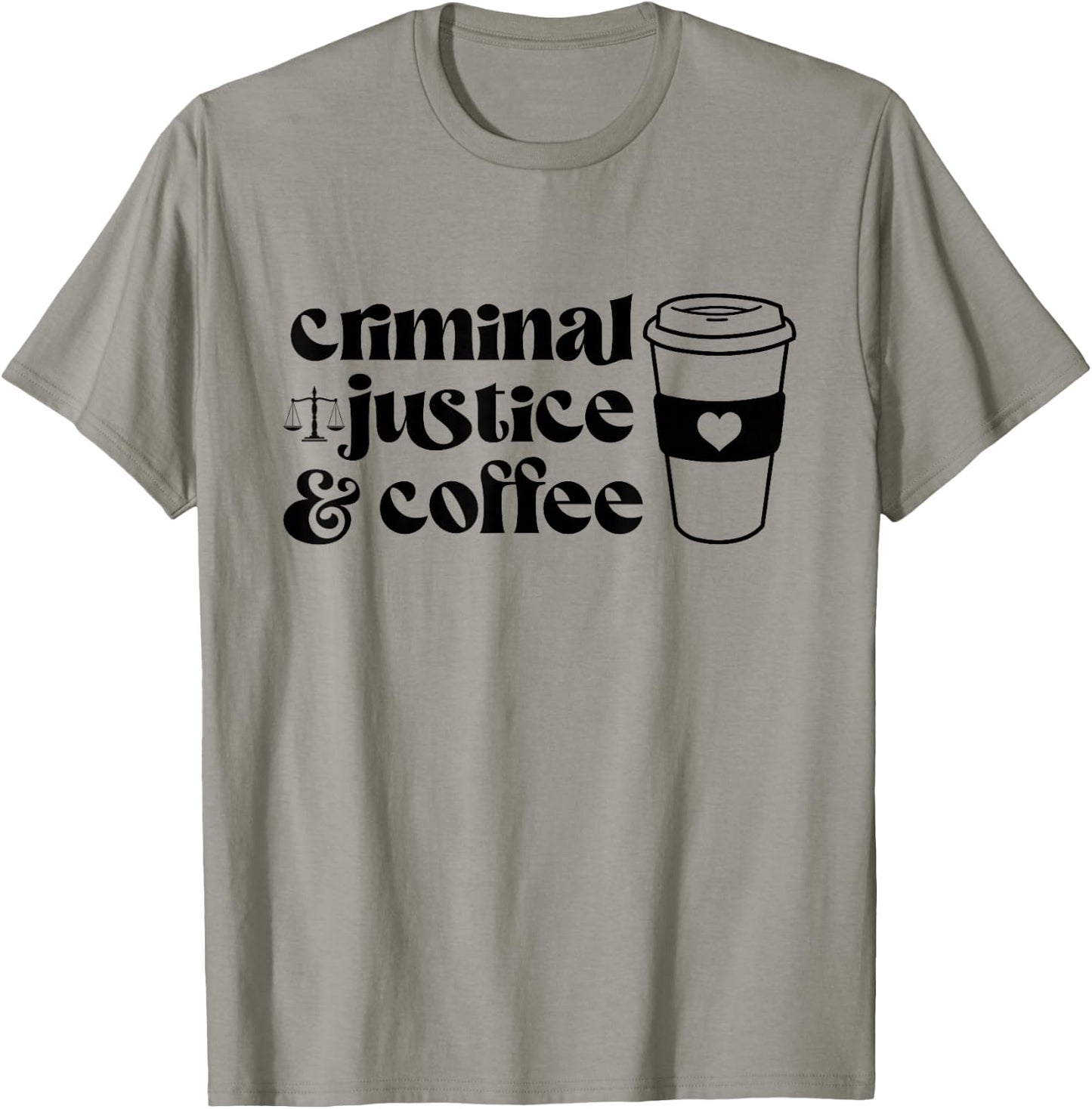Coffee and Criminal Justice Major Degree Future Detective T-Shirt - T-Shirt | Sand