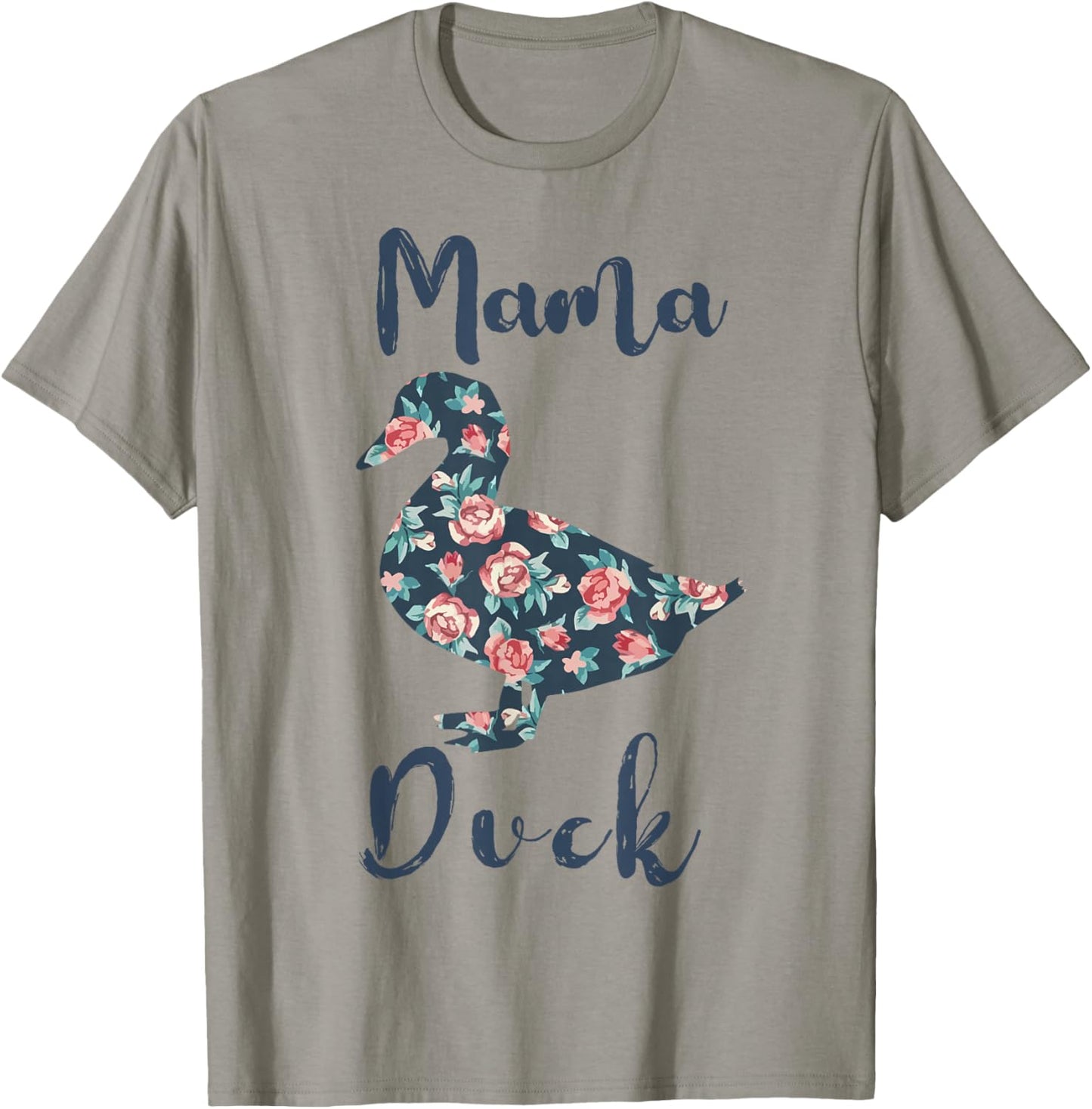 Mama Duck-Shirt Women Farm Mom Funny T-Shirt - T-Shirt | Sand