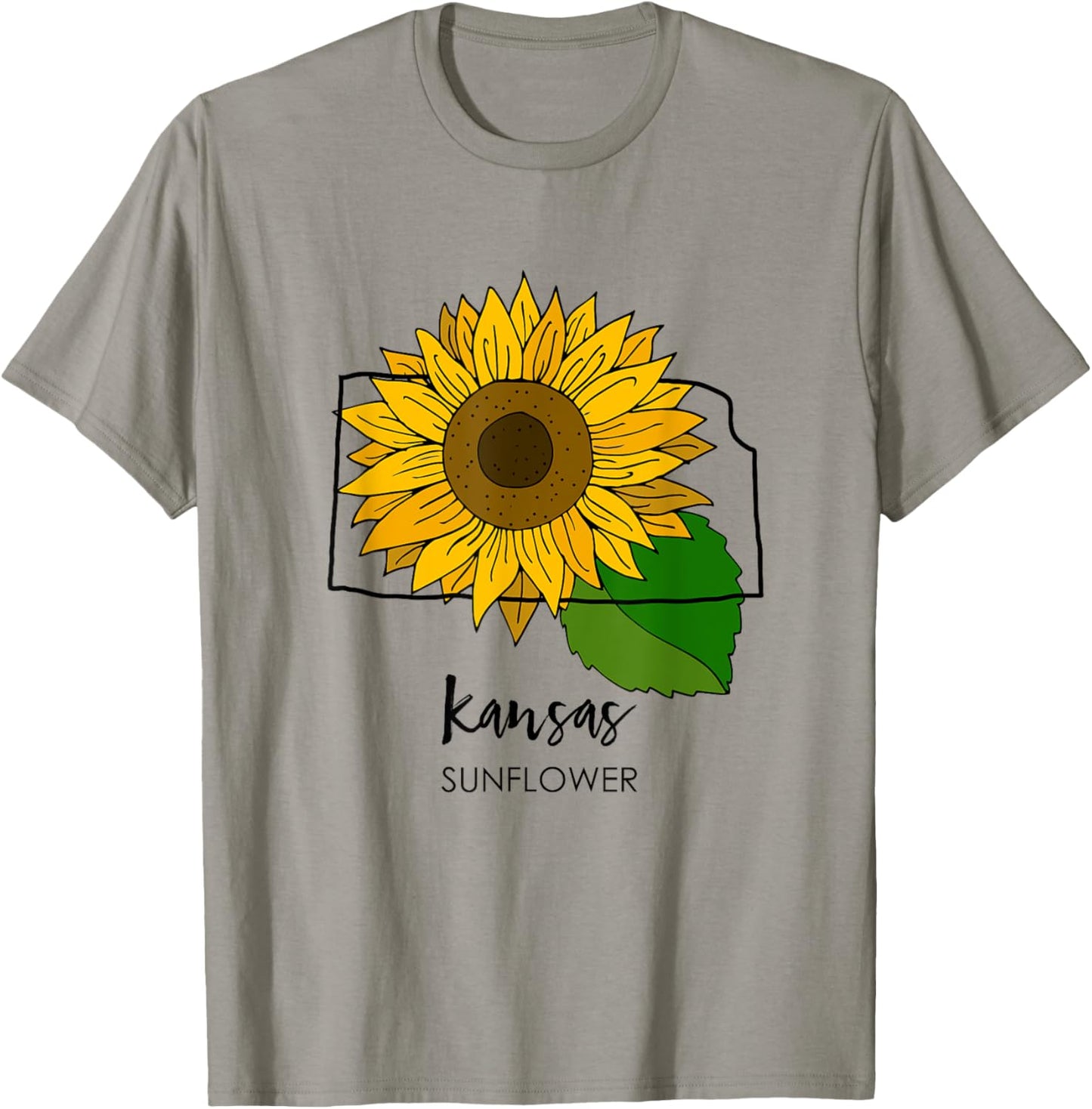 Kansas Sunflower T-Shirt - T-Shirt | Sand